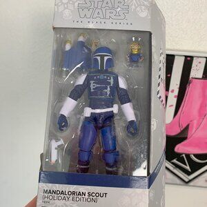 Hasbro Star Wars The Black Series Mandalorian Scout Holiday Edition 2023